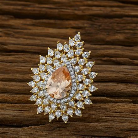 CZ Classic Ring with 2 tone plating