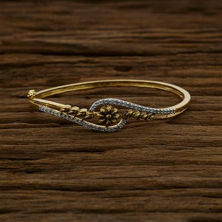 CZ Classic Kada with 2 tone plating