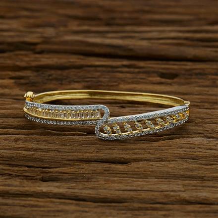 CZ Classic Kada with 2 tone plating