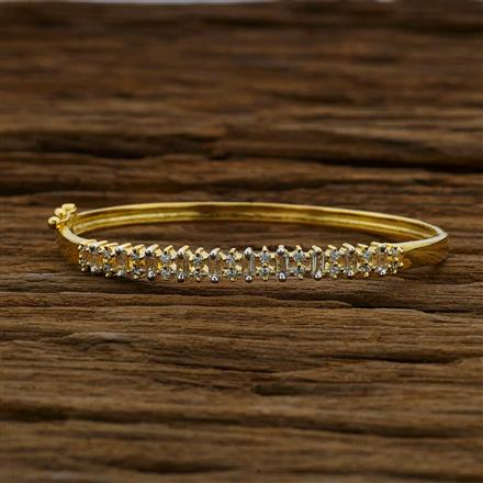 CZ Classic Kada with 2 tone plating