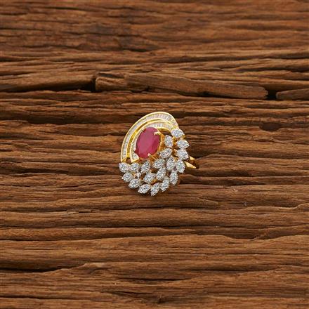 CZ Classic Ring with 2 tone plating