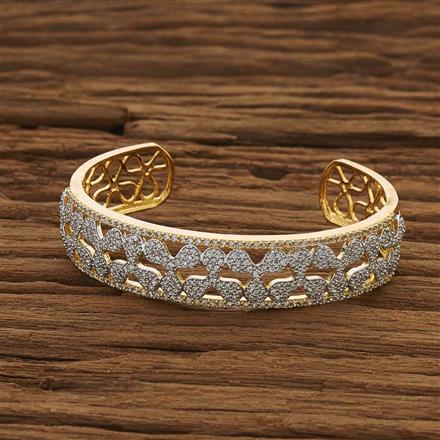 CZ Classic Kada with 2 tone plating