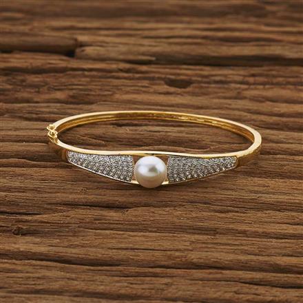 CZ Classic Kada with 2 tone plating