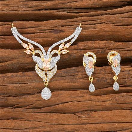 CZ Classic Mangalsutra with 2 tone plating