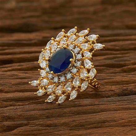 CZ Classic Ring with 2 tone plating