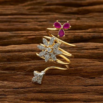 CZ Classic Ring with 2 tone plating