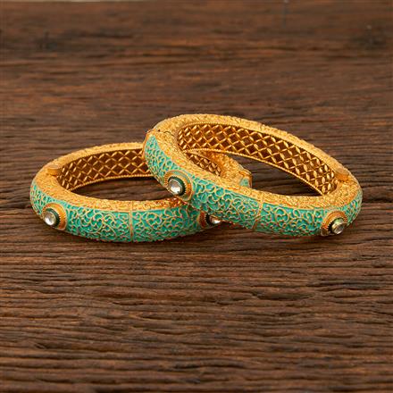 Antique Openable Bangles With Gold Plating