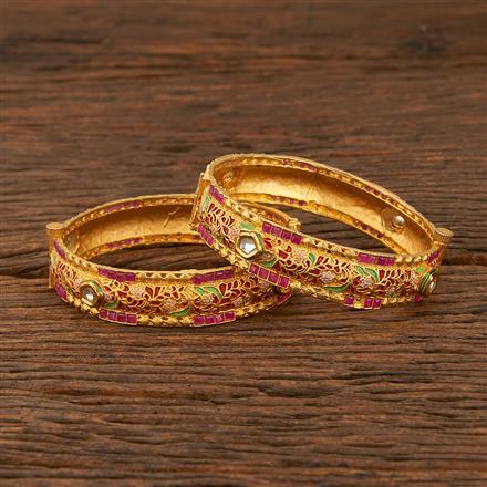 Antique Openable Bangles With Gold Plating