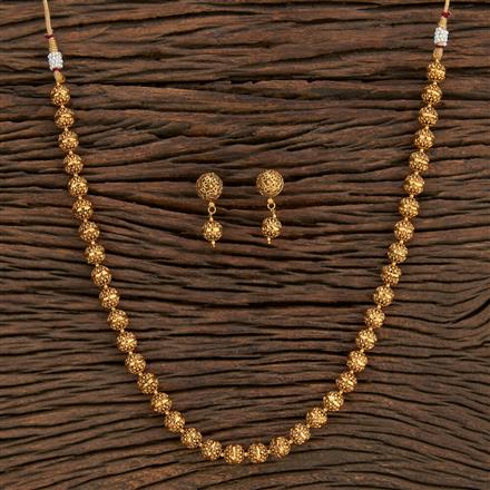 Antique Mala Necklace With Gold Plating