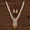 Antique Mala Pendant Set With Gold Plating