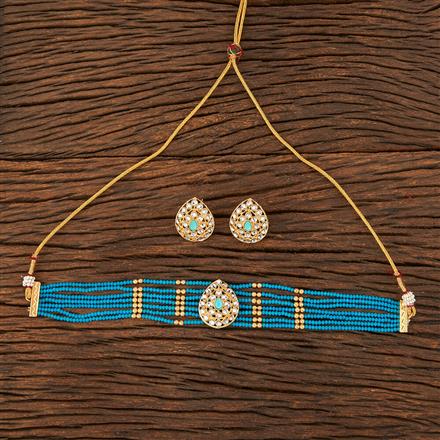 Antique Choker Necklace With Gold Plating