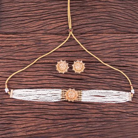 Antique Choker Necklace With Gold Plating