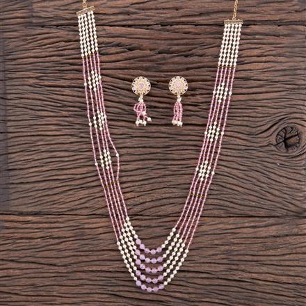 Antique Long Necklace With Gold Plating