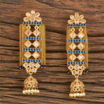 Antique Long Earring With Gold Plating
