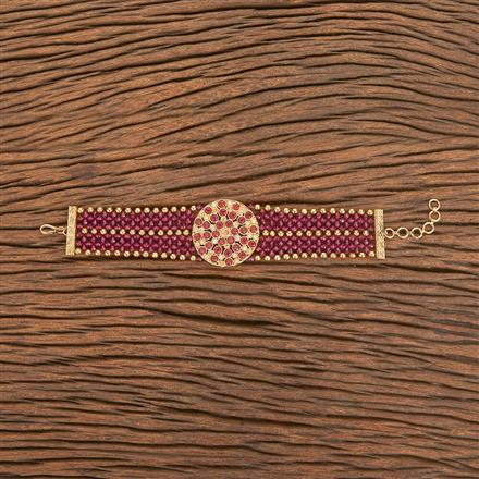Antique Adjustable Bracelet With Gold Plating