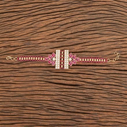 Antique Adjustable Bracelet With Gold Plating