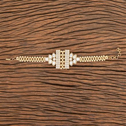 Antique Adjustable Bracelet With Gold Plating