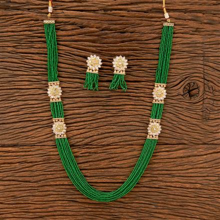 Antique Pearl Necklace With Gold Plating