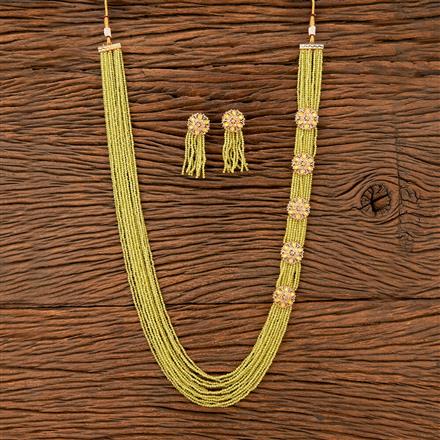 Antique Moti Necklace With Gold Plating