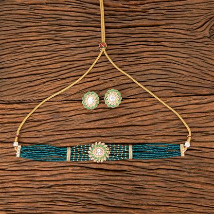 Antique Choker Necklace With Gold Plating