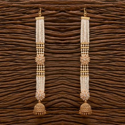 Antique Jhumki Kaan Chain With Gold Plating