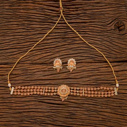 Antique Pearl Necklace With Gold Plating