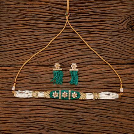 Antique Choker Necklace With Gold Plating