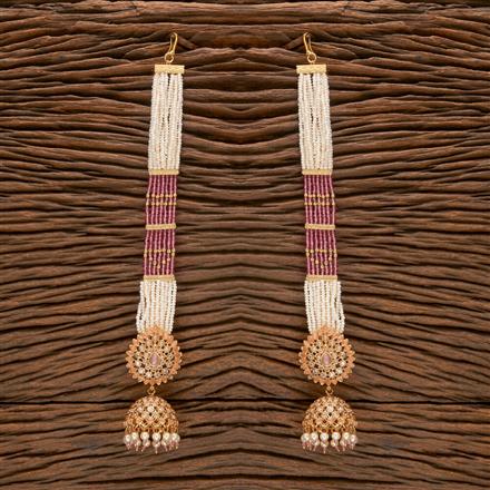 Antique Jhumki Kaan Chain With Gold Plating