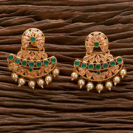 Antique Pearl Earring With Gold Plating