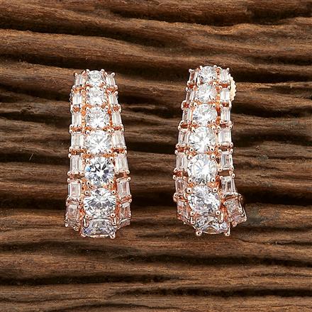 CZ Balis with rose gold plating