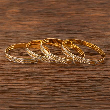 Antique Seancy Bangles With 2 Tone Plating