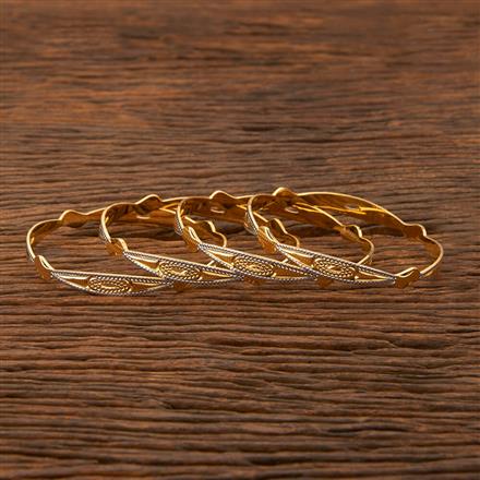 Antique Seancy Bangles With 2 Tone Plating