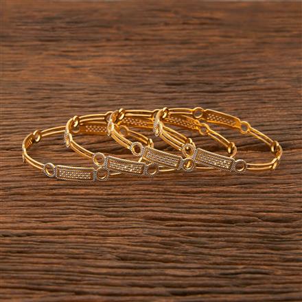 Antique Seancy Bangles With 2 Tone Plating