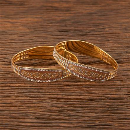 Antique Seancy Bangles With 3 Tone Plating