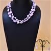 Western 2 Line Semi Precious Stone Necklace Set