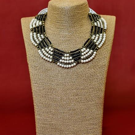 Western Glass Beads Choker Necklace