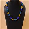 Western Multi Colored Necklace With Big Statement Beads