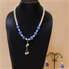 Western Handmade Blue Shaded Glass Beads Necklace Set