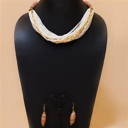 Western Glass Seed Beads Necklace Set
