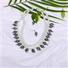 Western Glass Pearl Bead Necklace Set