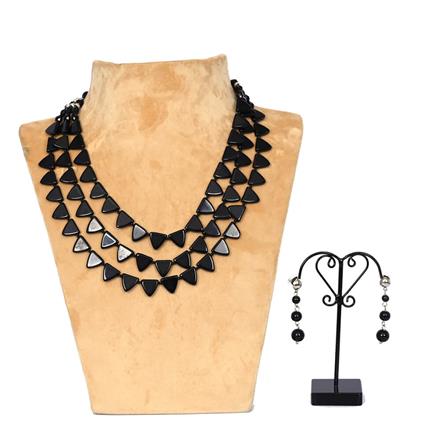Western Multi Layer trangular Shaped Necklace Set