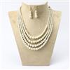Western Pearl Glass Bead Necklace Set