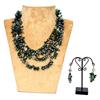 Western Multi Layer Faceted Beads Necklace Set