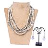 Western Multi layer Glass Bead Necklace Set