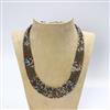 Glass Seed Bead Necklace With Gold Plating