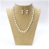 Western Look white Stone Necklace With Gold Plating