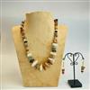 Western Antique Semi Precious stone chips Necklace with Gold plating
