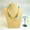 Western Semi precious Stone with oxidised plating