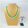 Western Trendy Press Glass Bead Necklace