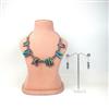 Western Antique Rainbow Polish Stones Necklace